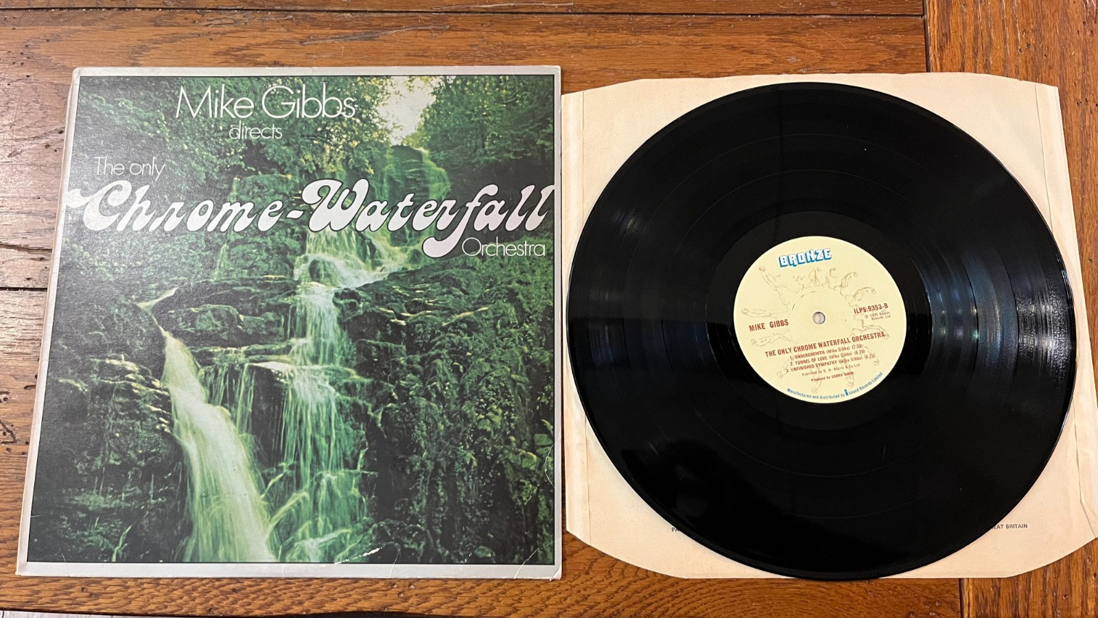 MIKE GIBBS DIRECTS – THE ONLY CHROME – WATERFALL ORCHESTRA – LP BRONZE ILPS 9353