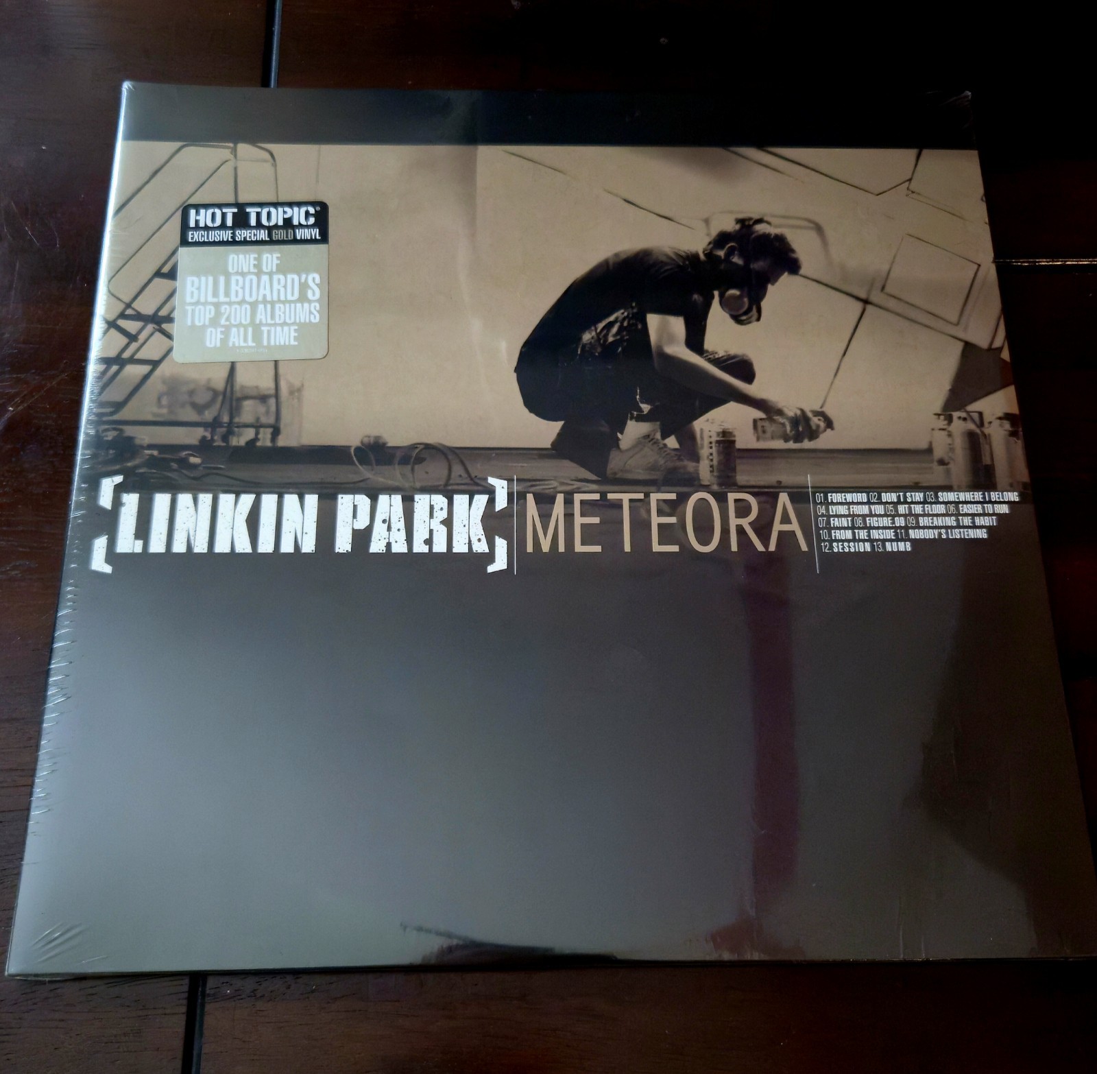 Linkin Park Meteora Limited Edition Gold Vinyl 2013 Hot Topic x/1500 Mint