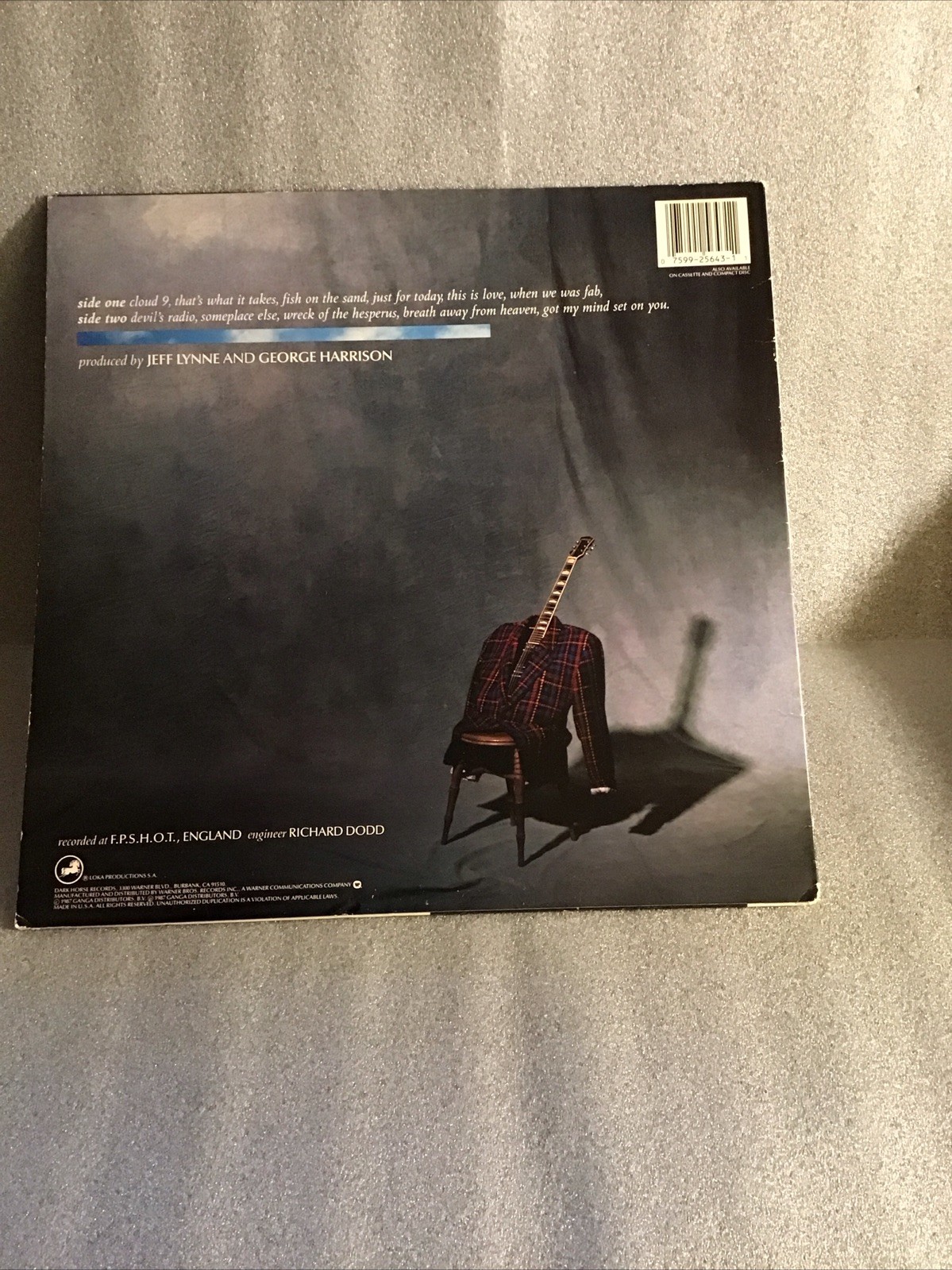 vinyl records- George Harrison- Cloud Nine- Original 1987 Pressing- 925643-1