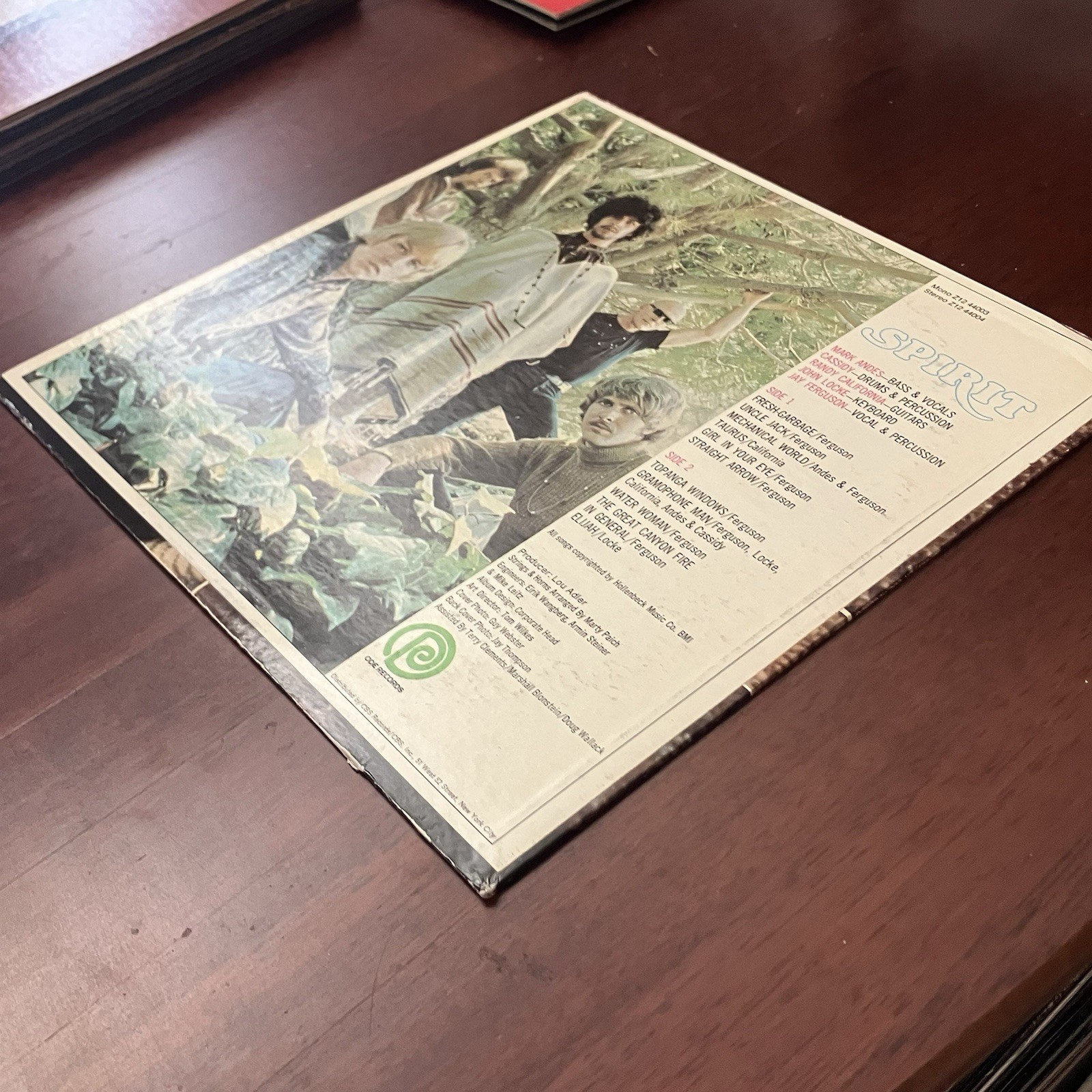 Spirt Self Titled Ode LP Original Excellent Condition