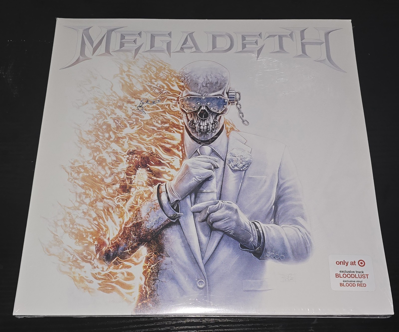 MEGADETH 2LP Blood Red Ghostly Vinyl Album New Target Exclusive Bonus Track