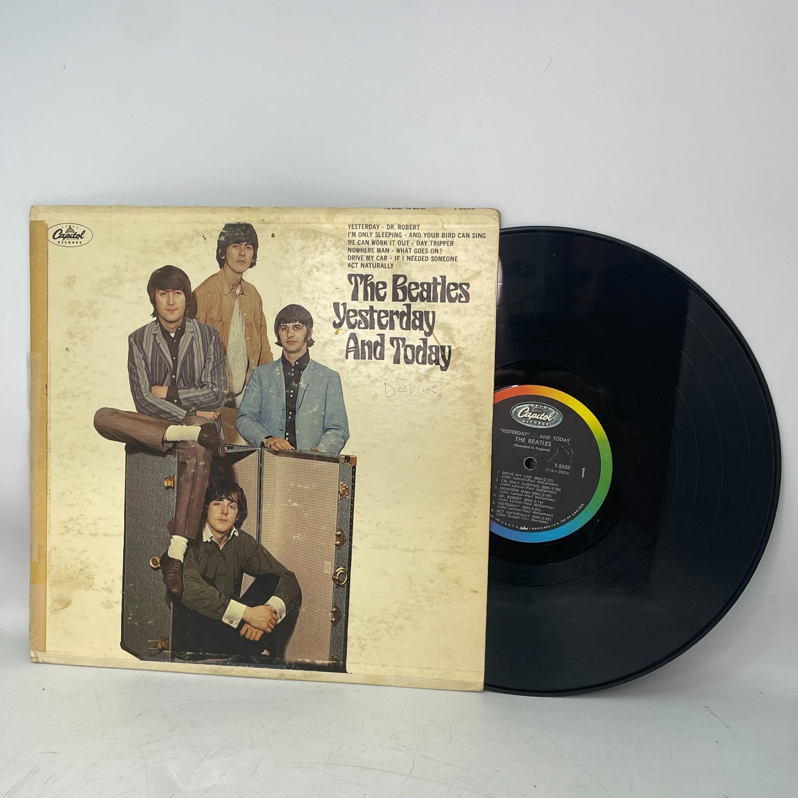 The Beatles ‎Yesterday And Today Vinyl LP US 1966 Mono Press VG/VG Rock Trunk