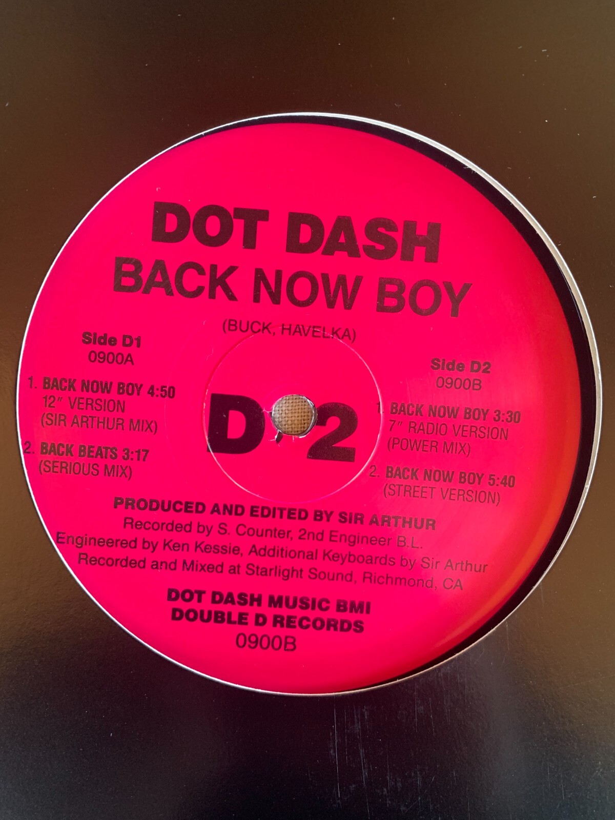 Dot Dash – Back Now Boy 12″ Inch 45rpm Vinyl – Latin Freestyle Rare NEW Sealed