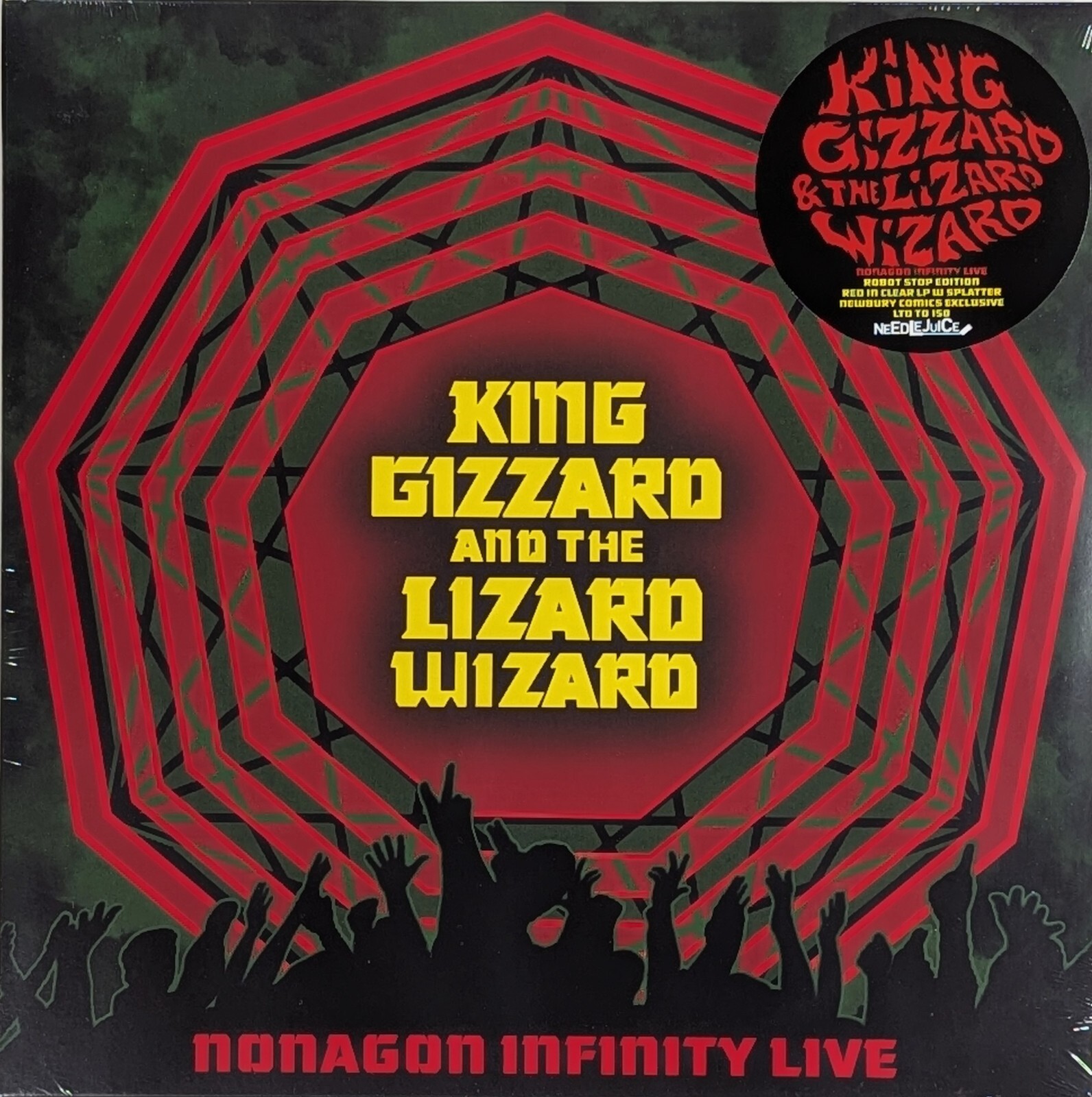 KING GIZZARD AND THE LIZARD WIZARD Nonagon Infinity Live LP Newbury /150 copies