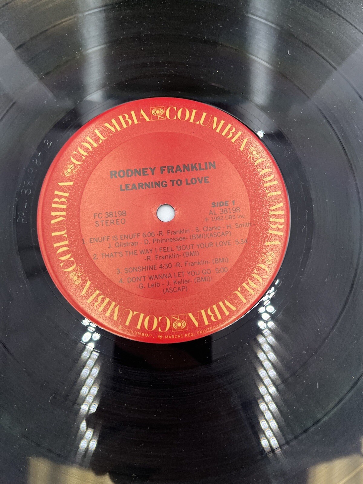 Learning To Love By Rodney Franklin 1982 Columbia Records Vinyl LP