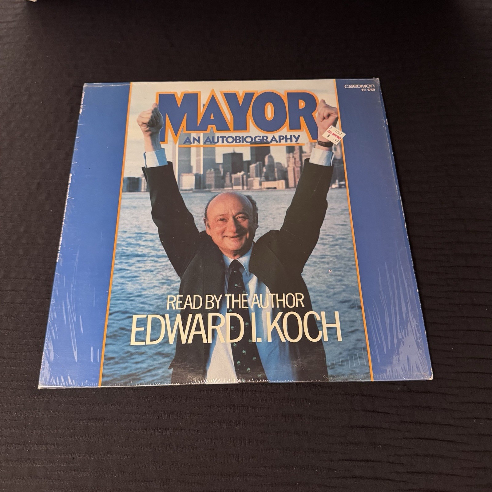 RaRE! Mayor Edward I. Koch Autobiography Vinyl Record Read by The Author Ed 1984