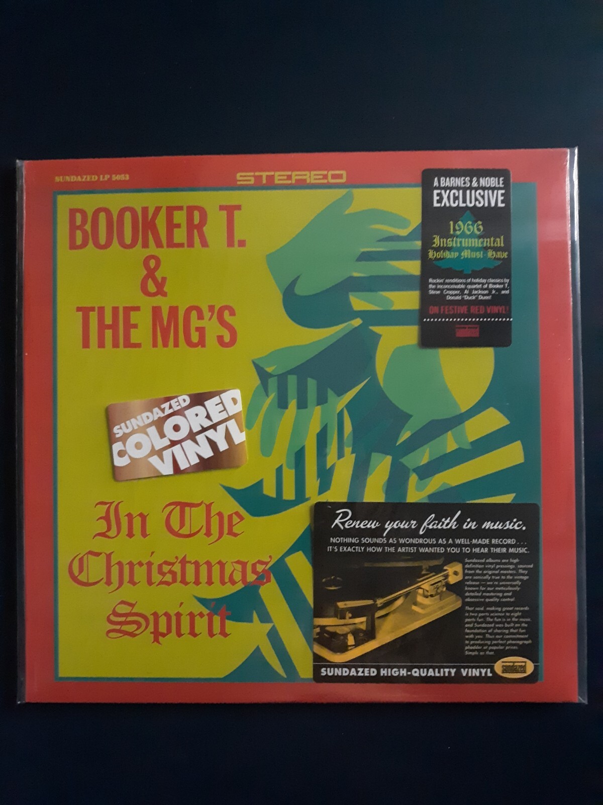 Booker T. & The MG’s In The Christmas Spirit 2019 B & N LtdEd Colored Vinyl New