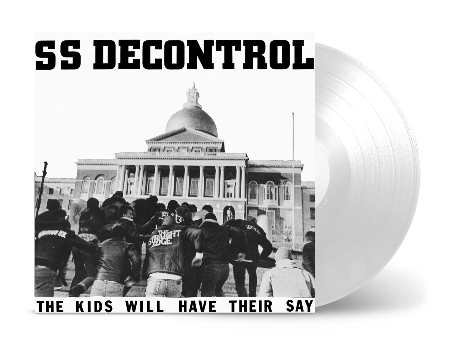 SIGNED COPY SSD – SS Decontrol The Kids Will Have Their Say LP White Reissue
