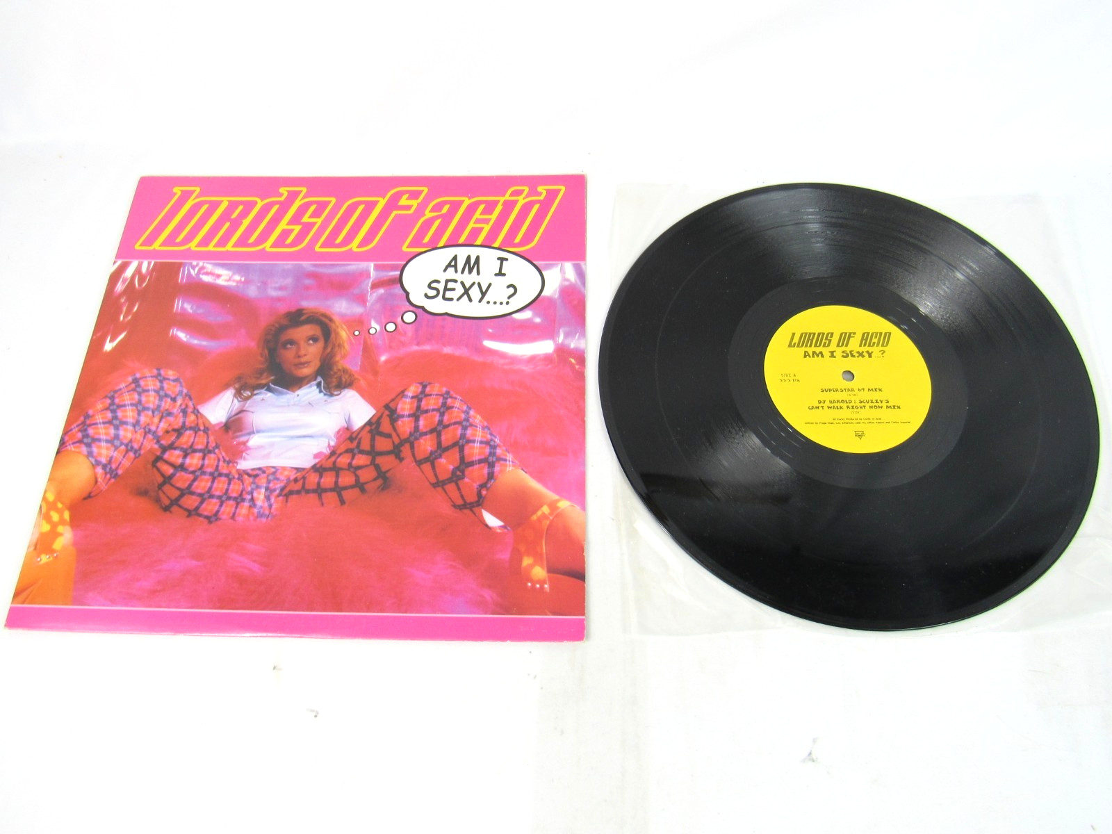 Lords Of Acid – Am I Sexy? 1999 12″ Vinyl Record ( NR1037 ) Acid House