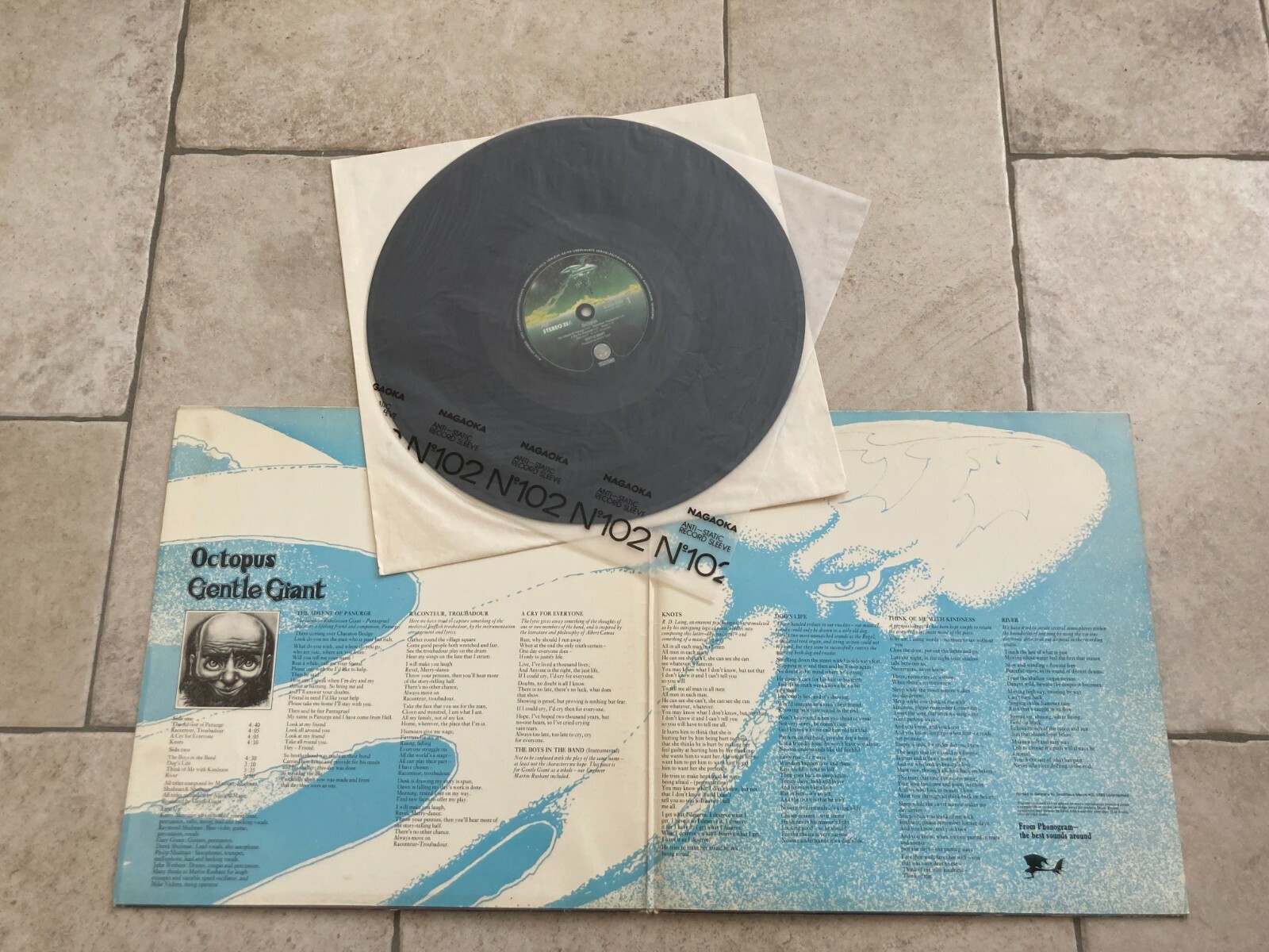 Gentle Giant _ Octopus _ Vinile LP 33giri gatefold _ 1973 Vertigo Germany MINT