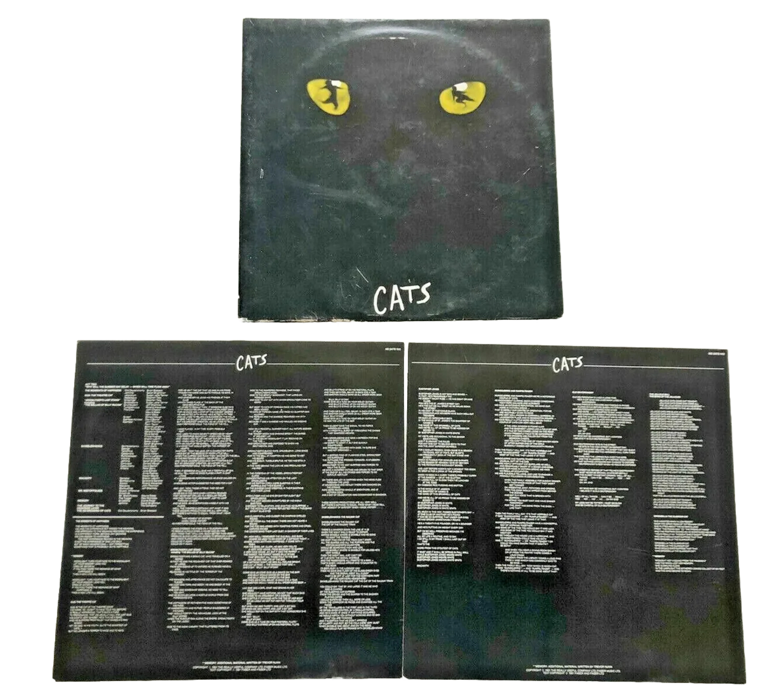 CATS ANDREW LLOYD WEBBER (1981) CATX 001 DOUBLE LP Record 12” Inch