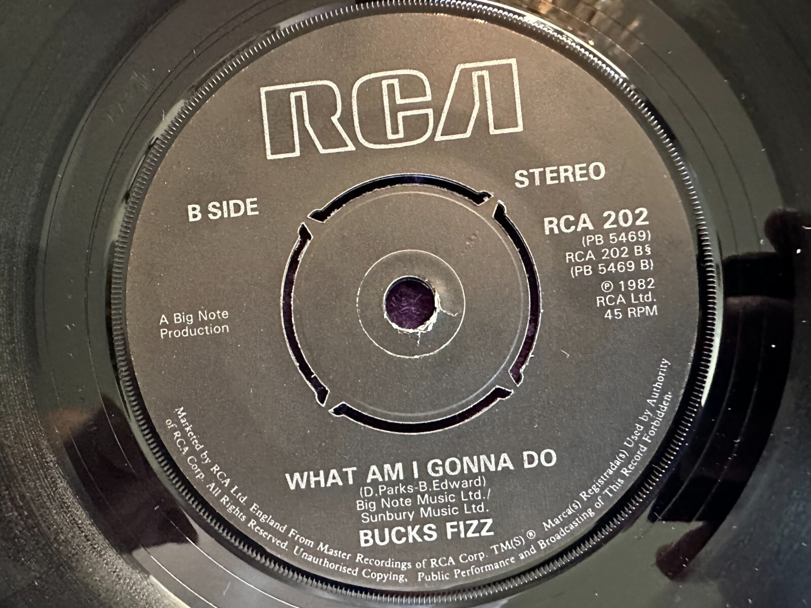 6x UK Lot 45 BUCKS FIZZ Rules Of / Run For / My Camera / The Land of / Piece of