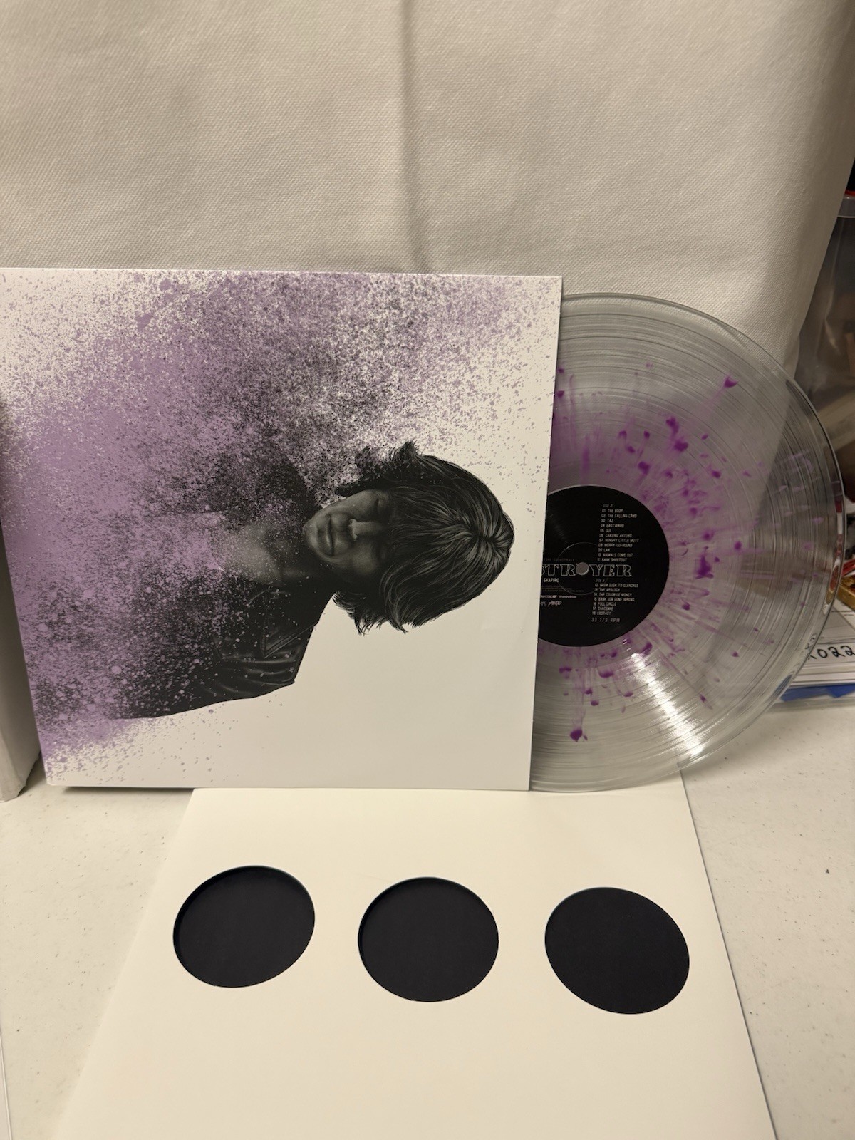 Destroyer -Original Soundtrack- Theodore Shapiro- Purple Splatter Vinyl. Rare!
