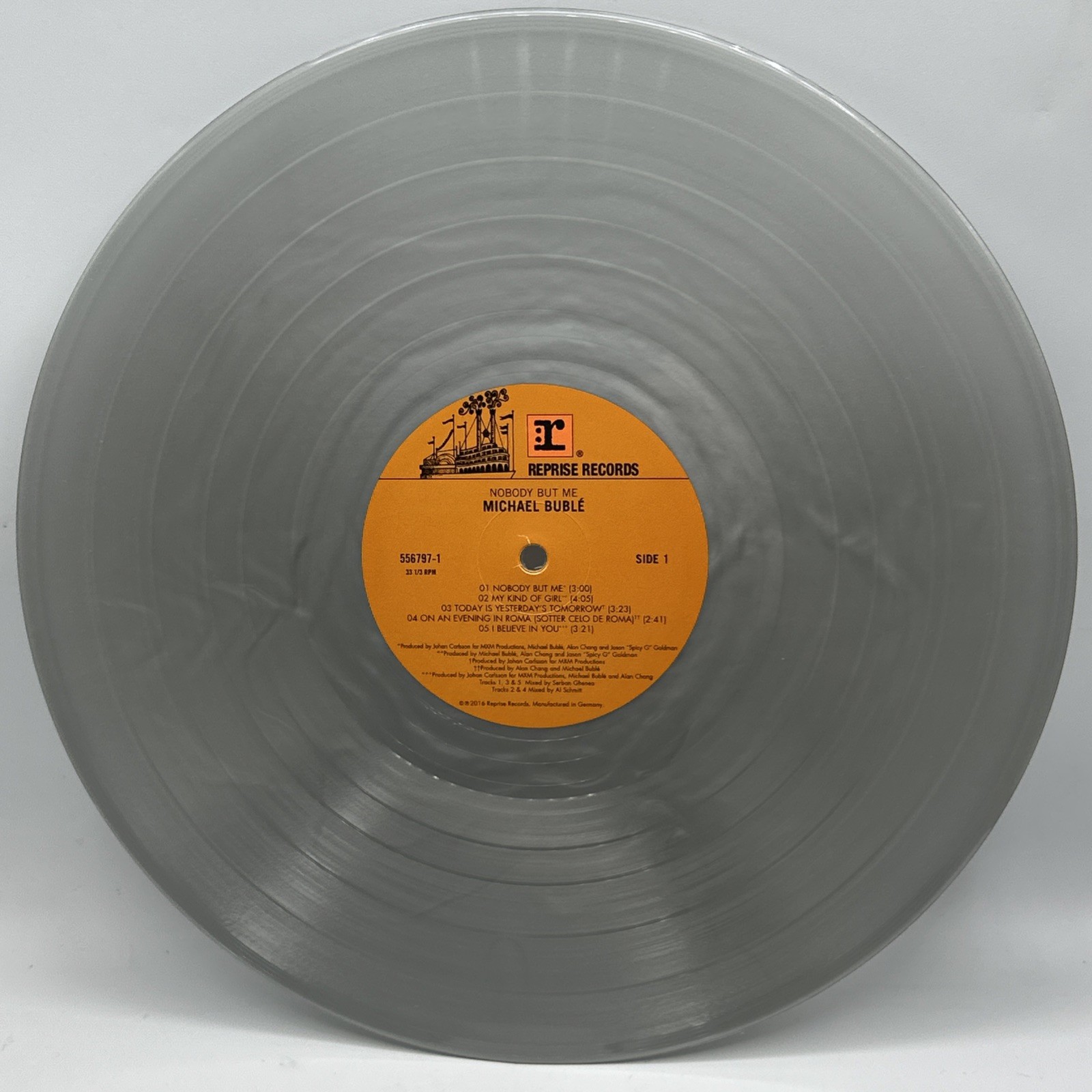 Michael Bublé – Nobody But Me – 2016 US Silver Press Vinyl (NM) Ultrasonic Clean