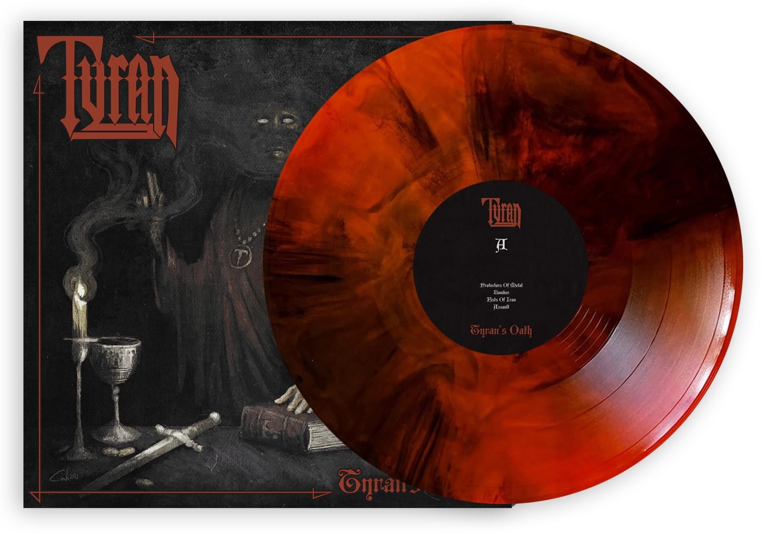 TYRAN TYRAN’S OATH (ORANGE/BLACK MARBLE VINYL) LP New