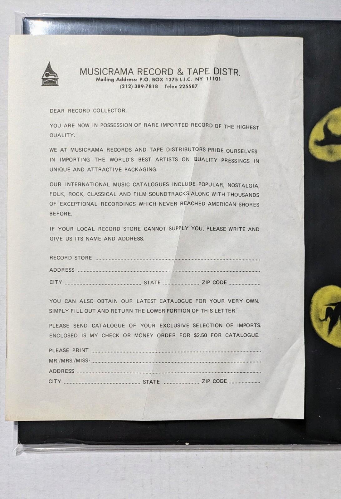 Andrew Lloyd Webber ‎– Cats 2 LP 1981 Polydor CATX 001 (EX) Musicrama Release