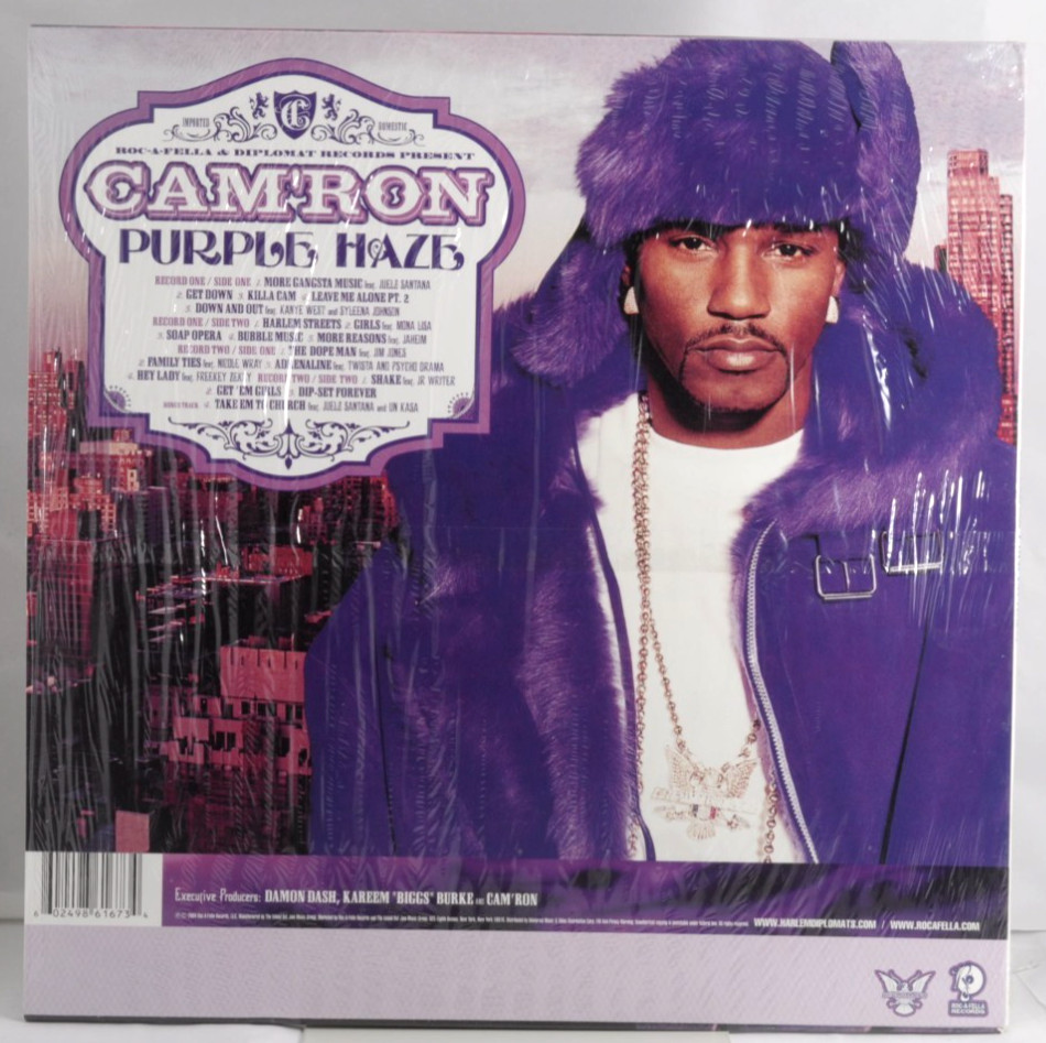 Cam’ron – Purple Haze RAF Records 2004 Us Original ( 2LP/NM/NM)”237