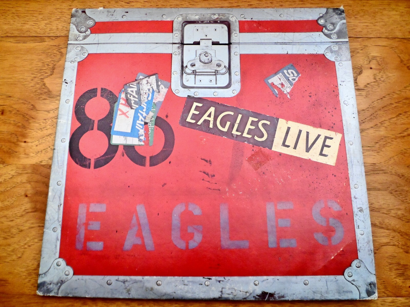 ♫ The Eagles Live ♫ Rare 1980 Asylum Records Orig. Dbl Vinyl LP w/Inserts