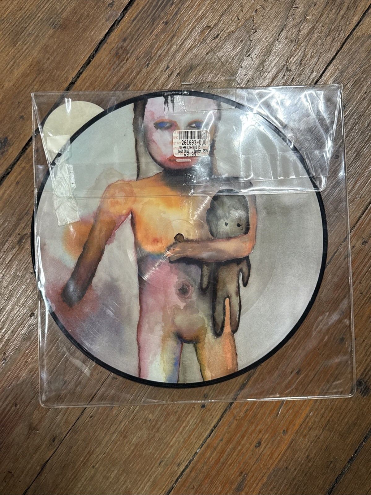 Marilyn Manson “THIS IS THE NEW S**T” 10″ Ltd Picture Disc Vinyl 2003 VG Cnd