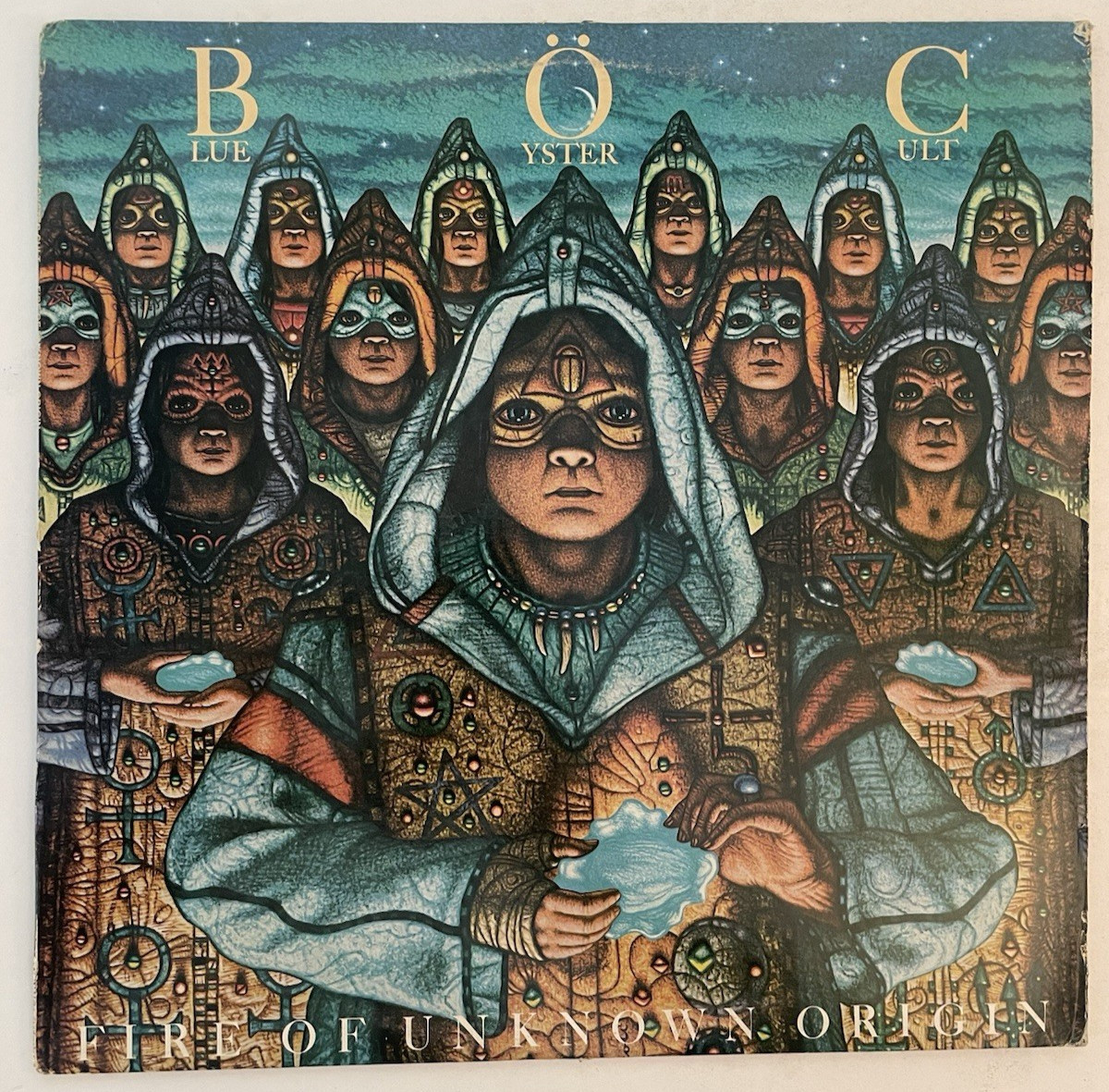 Blue Oyster Cult – Fire of Unknown Origin 1981 LP Record VG+