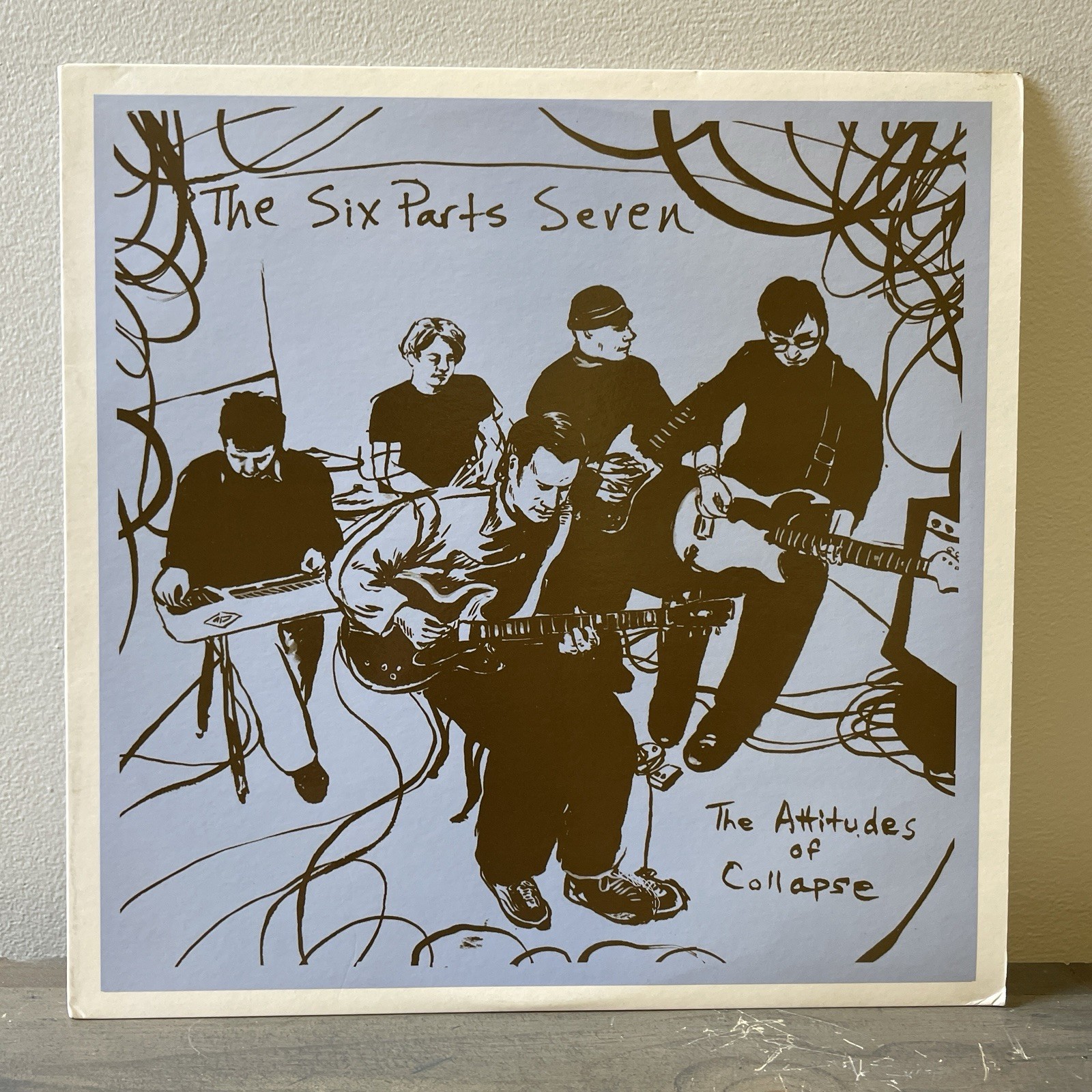 The Six Parts Seven – The Attitudes of Collapse – 2006 one sided Vinyl EX (S-34)