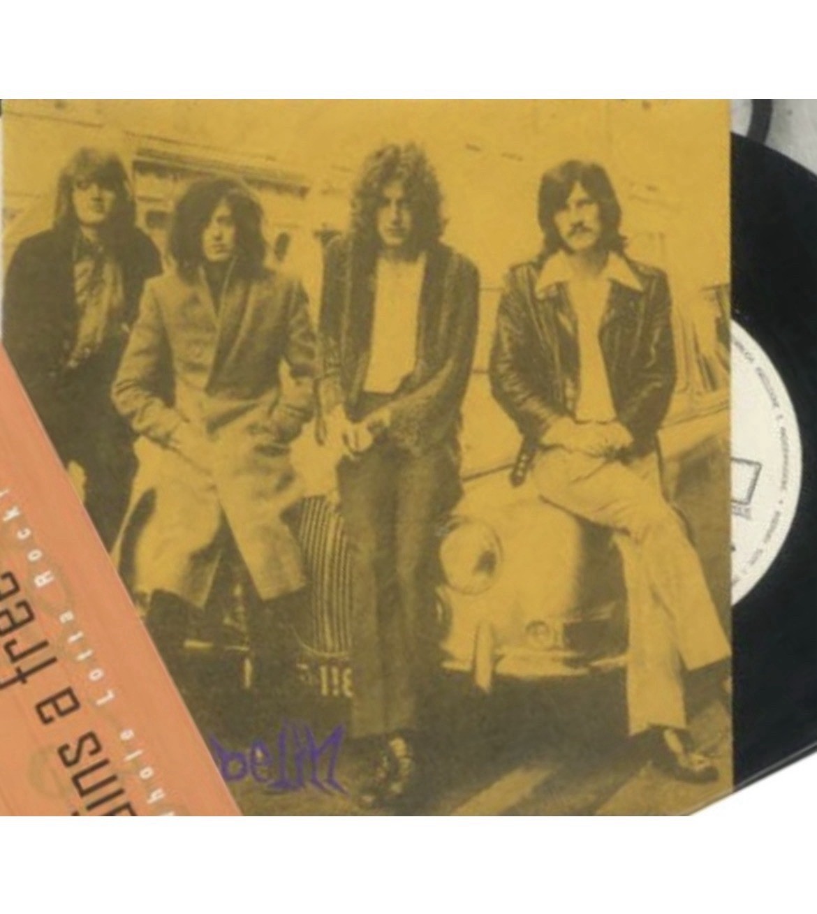 LED ZEPPELIN Whole Lotta Rock! Live 1992 Limited Numbered Gray Marble Vinyl + 7”