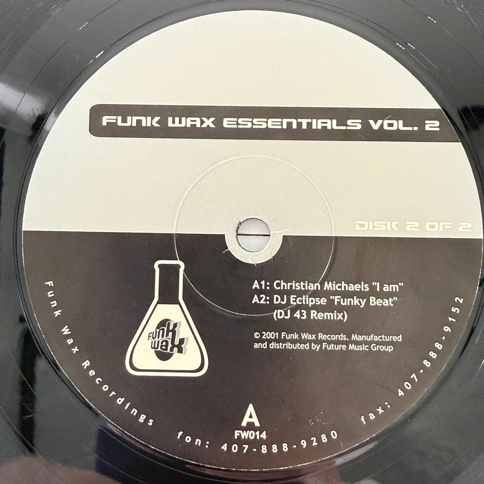 Funk Wax Essentials Vol 2 Sampler 12” Vinyl House Breakbeat FW014 #51