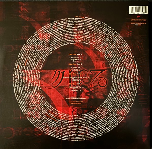 A Perfect Circle – Mer De Noms (2xLP) (Mint (M)) – 4212243675