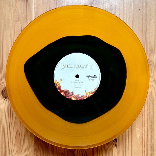Megadeth Limited Edition Translucent Orange Black Corona Vinyl 2LP