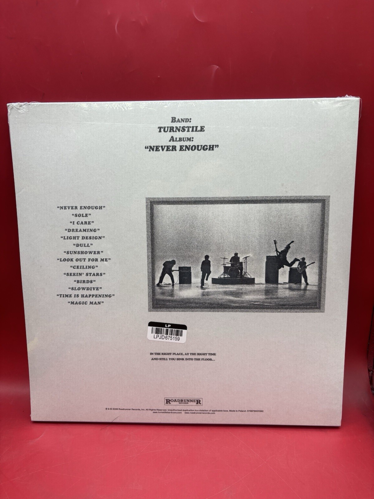 SEALED Turnstile Never Enough Vinyl LP Record Target Red