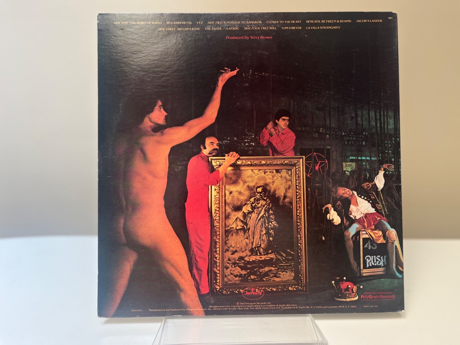 Rush Exit Stage Left Vinyl LP 1981