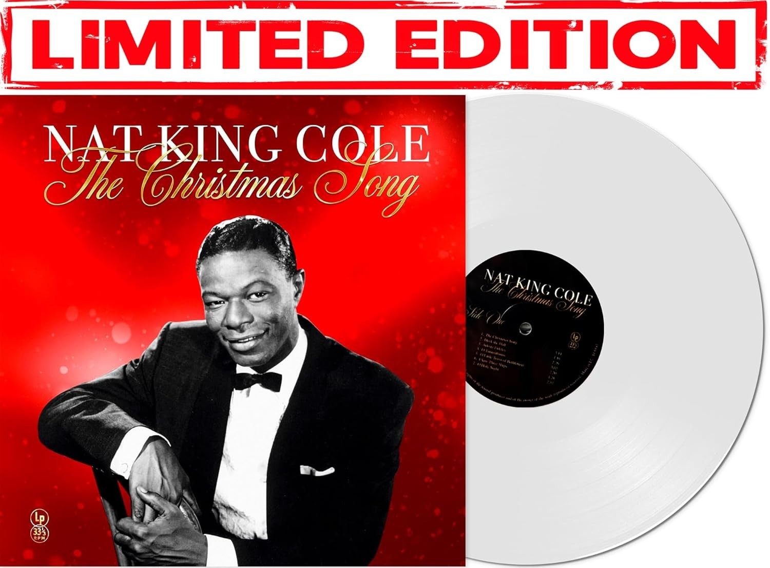 Nat King Cole – The Christmas Song LP 12″ Colored Vinyl Record – Limited Edition