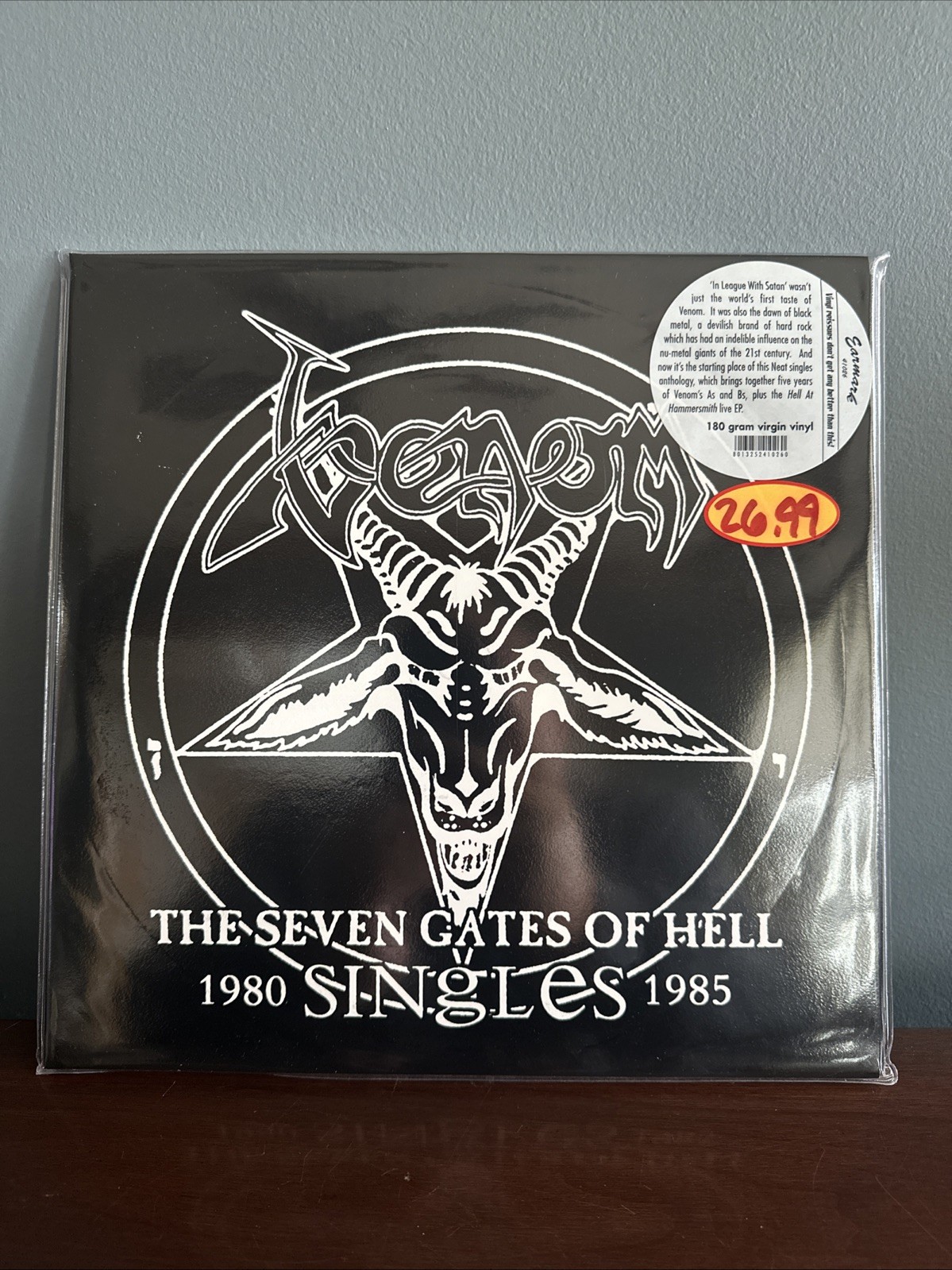 Venom – The Seven Gates Of Hell: The Singles – 2 LP 180G RARE NEW VINYL RECORD