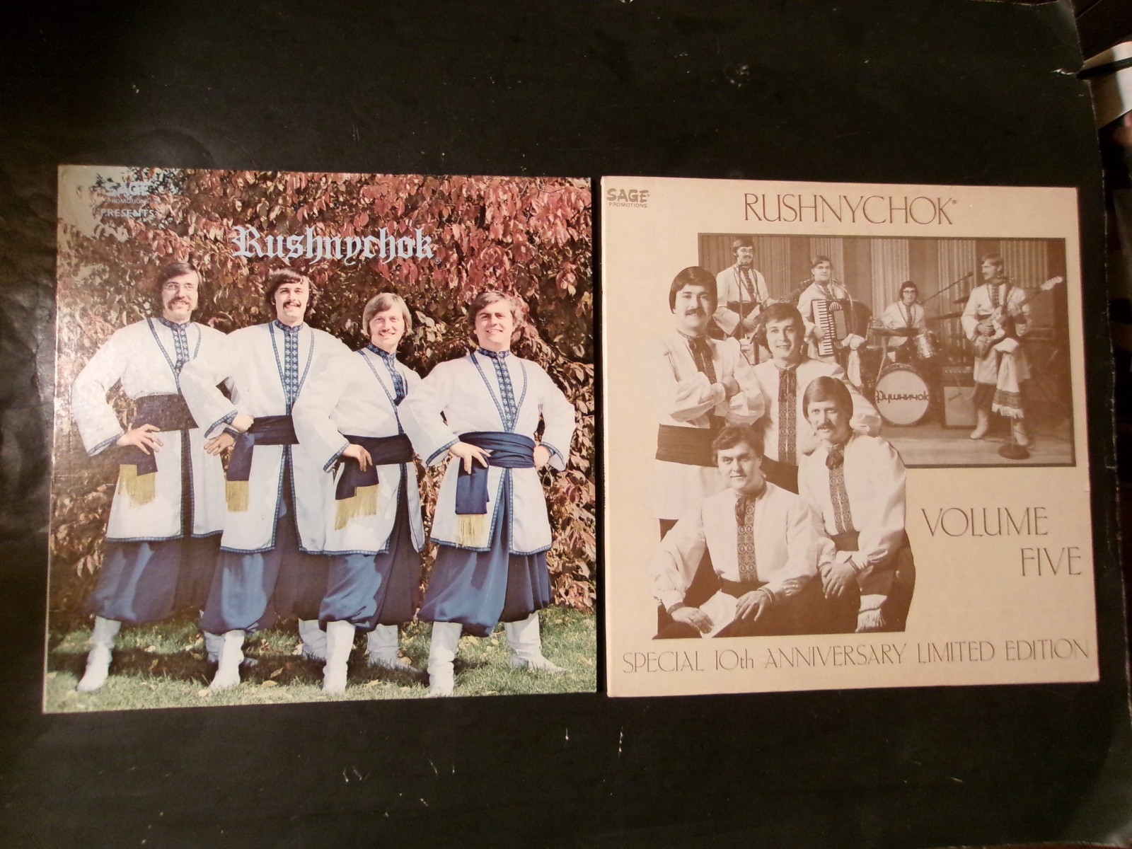 TWO – 33rpm records RUSHNYCHOK (Sage ESP-73100 / ESP 80600) Made in Canada