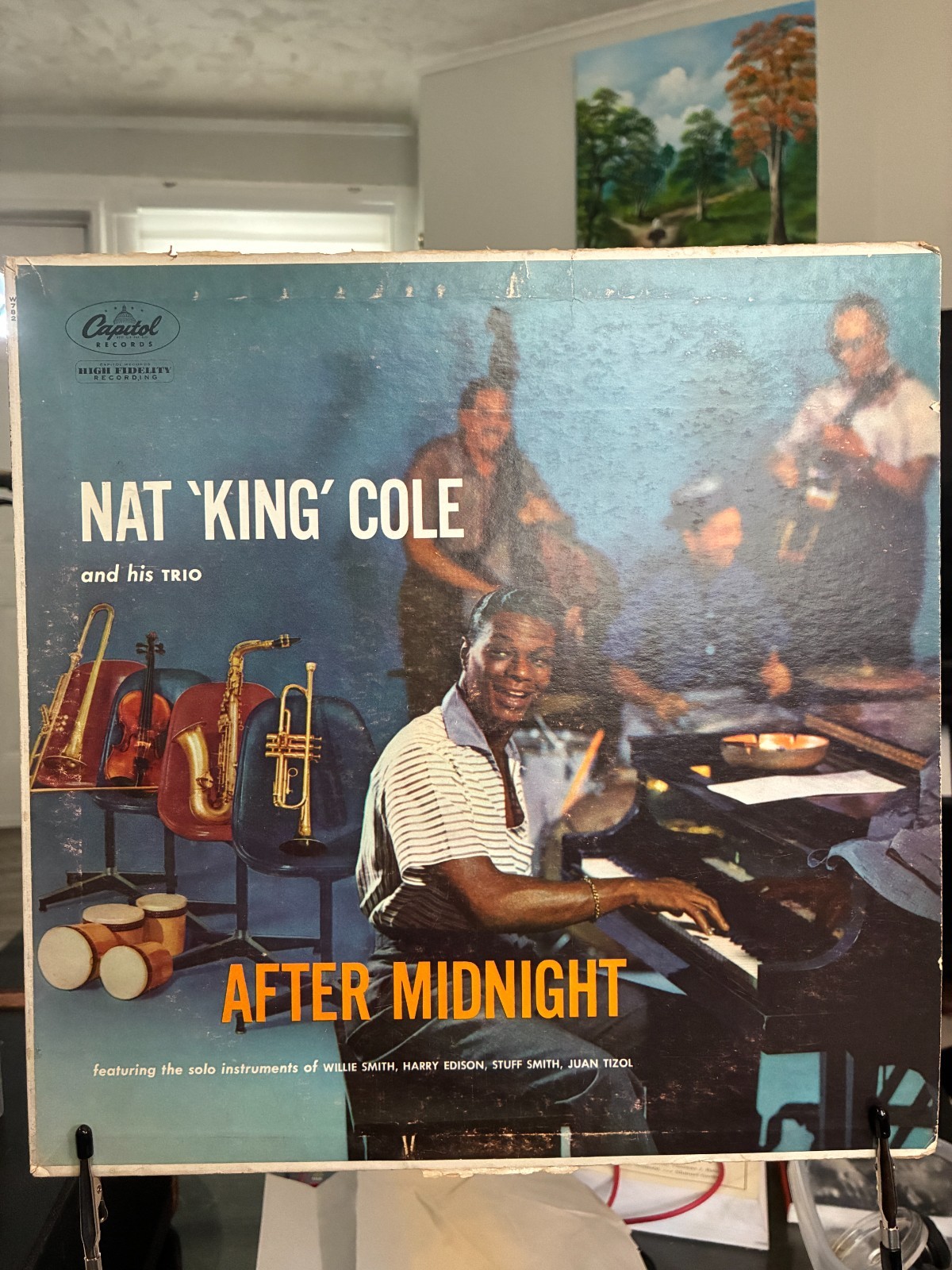 Nat King Cole And His Trio – After Midnight LP Capitol W-782 Jazz Vinyl Record