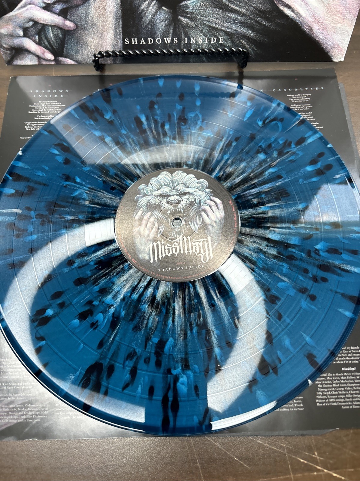 Miss May I Shadows Inside F.Y.E Exclusive Vinyl LP limited to 300 Blue Splatter