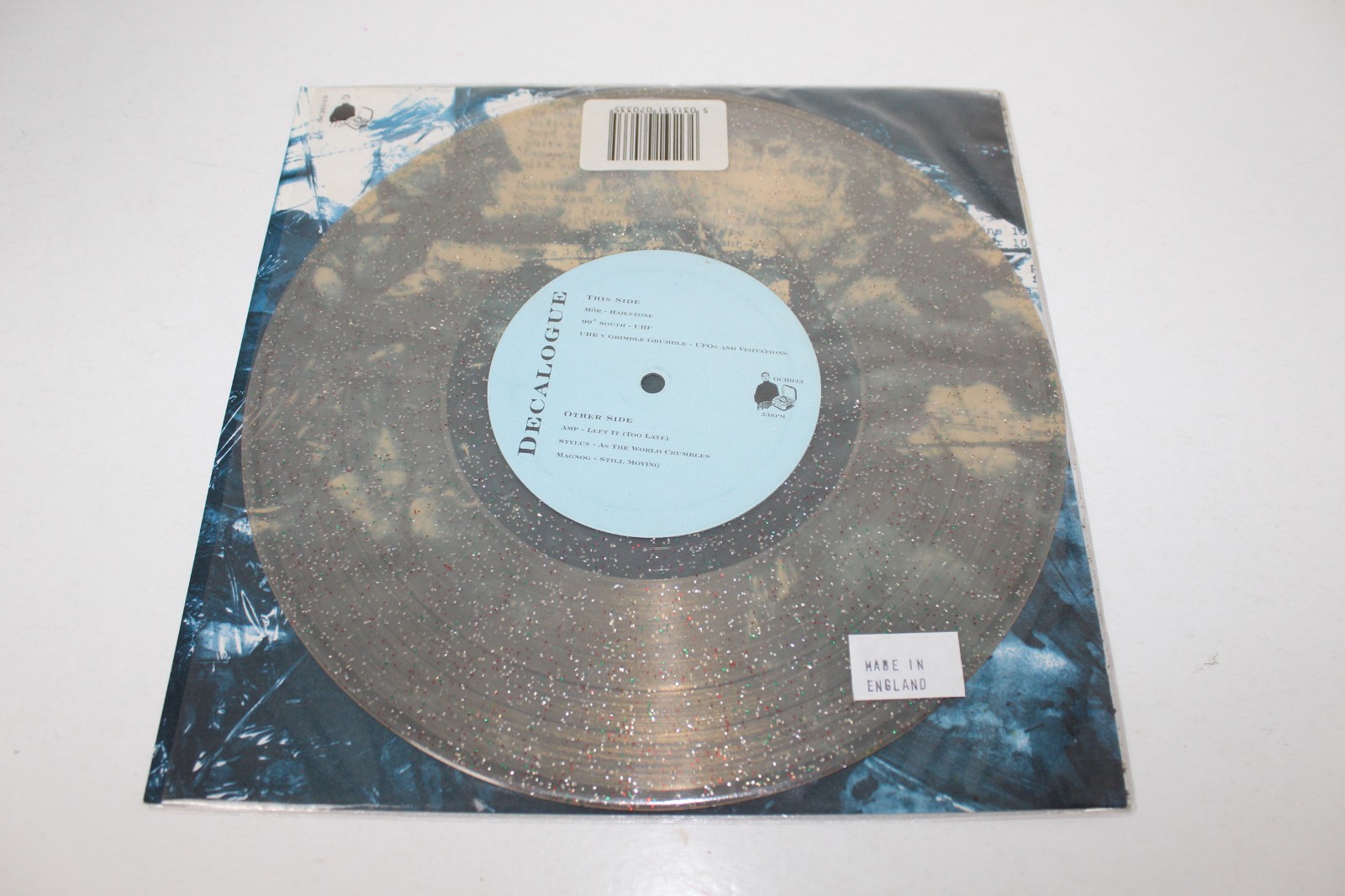 Decalogue 10″ Mini-LP Various Artists Clear Vinyl with Glitter 1999 OCH033
