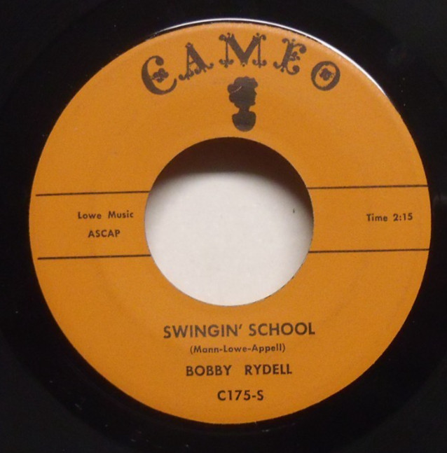 Bobby Rydell – Swingin’ School – 1960 Picture Sleeve & NM Teen 45 on Cameo