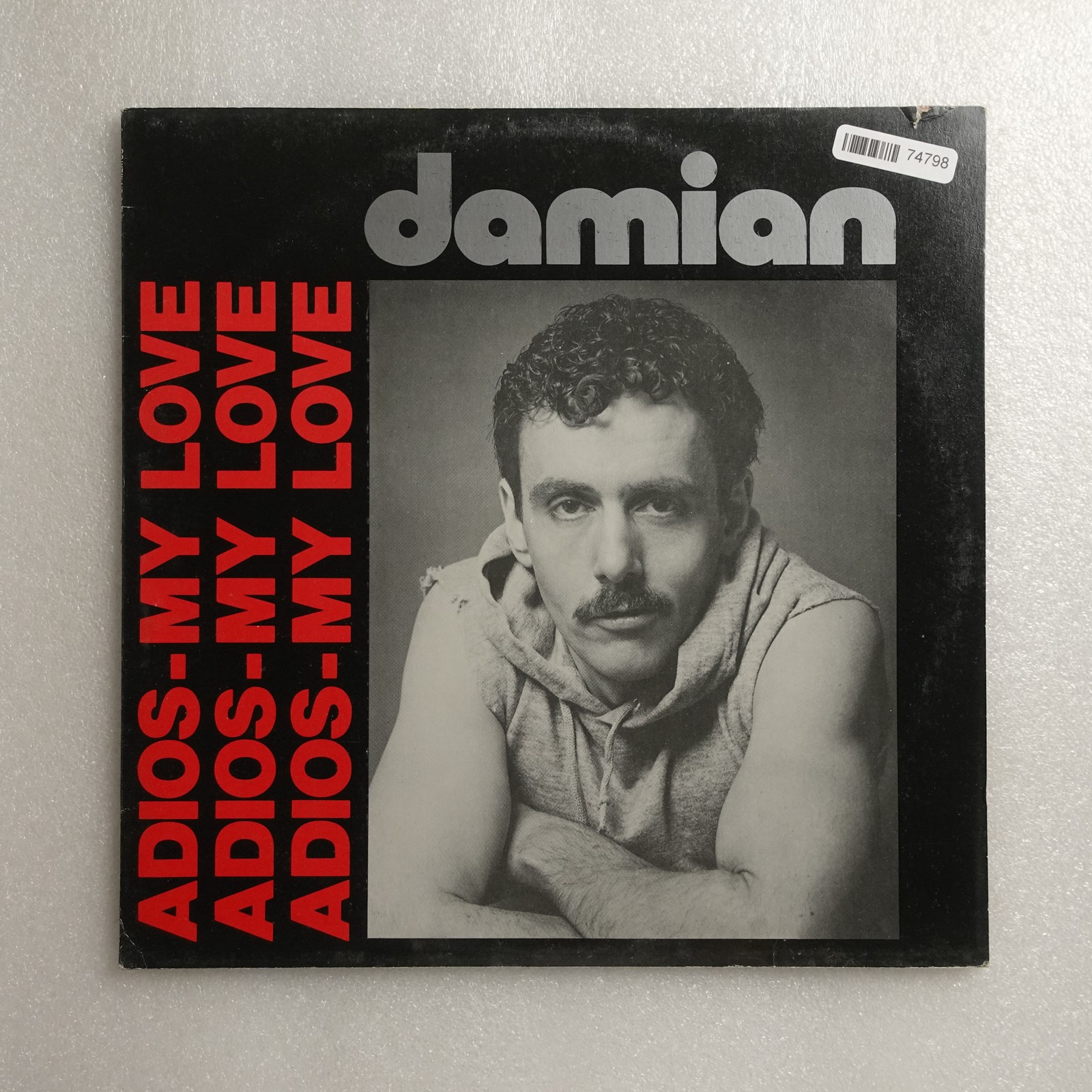 Damian Adios My Love Single Vinyl Album Record Electronic Latin Pop