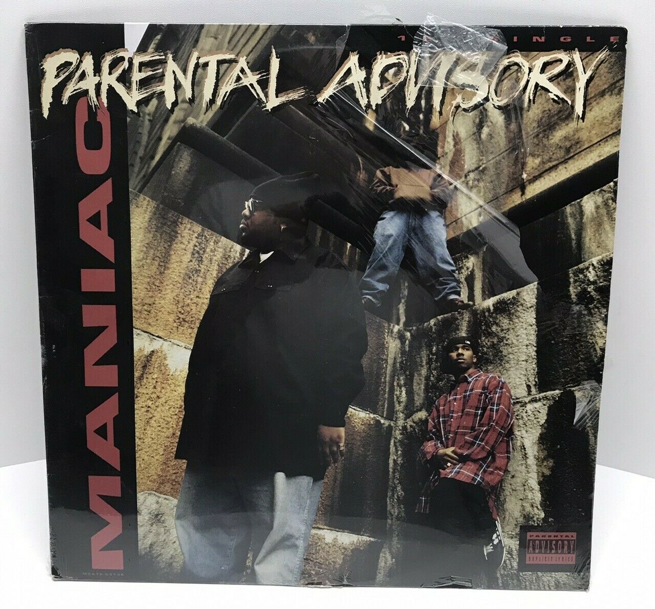 Parental Advisory Maniac Vinyl 12″ Single MCA RECORDS 12-54736 993 -Sealed