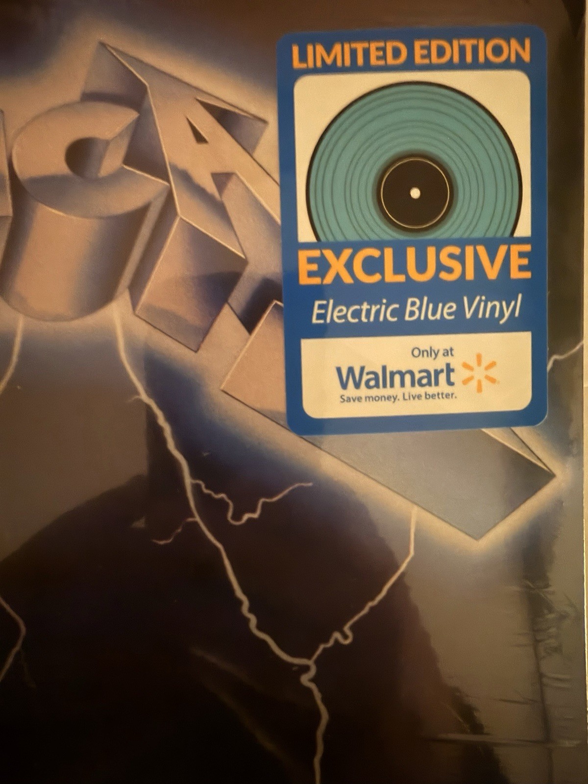 Metallica – Ride The Lightning – Electric Blue Vinyl – New & Sealed