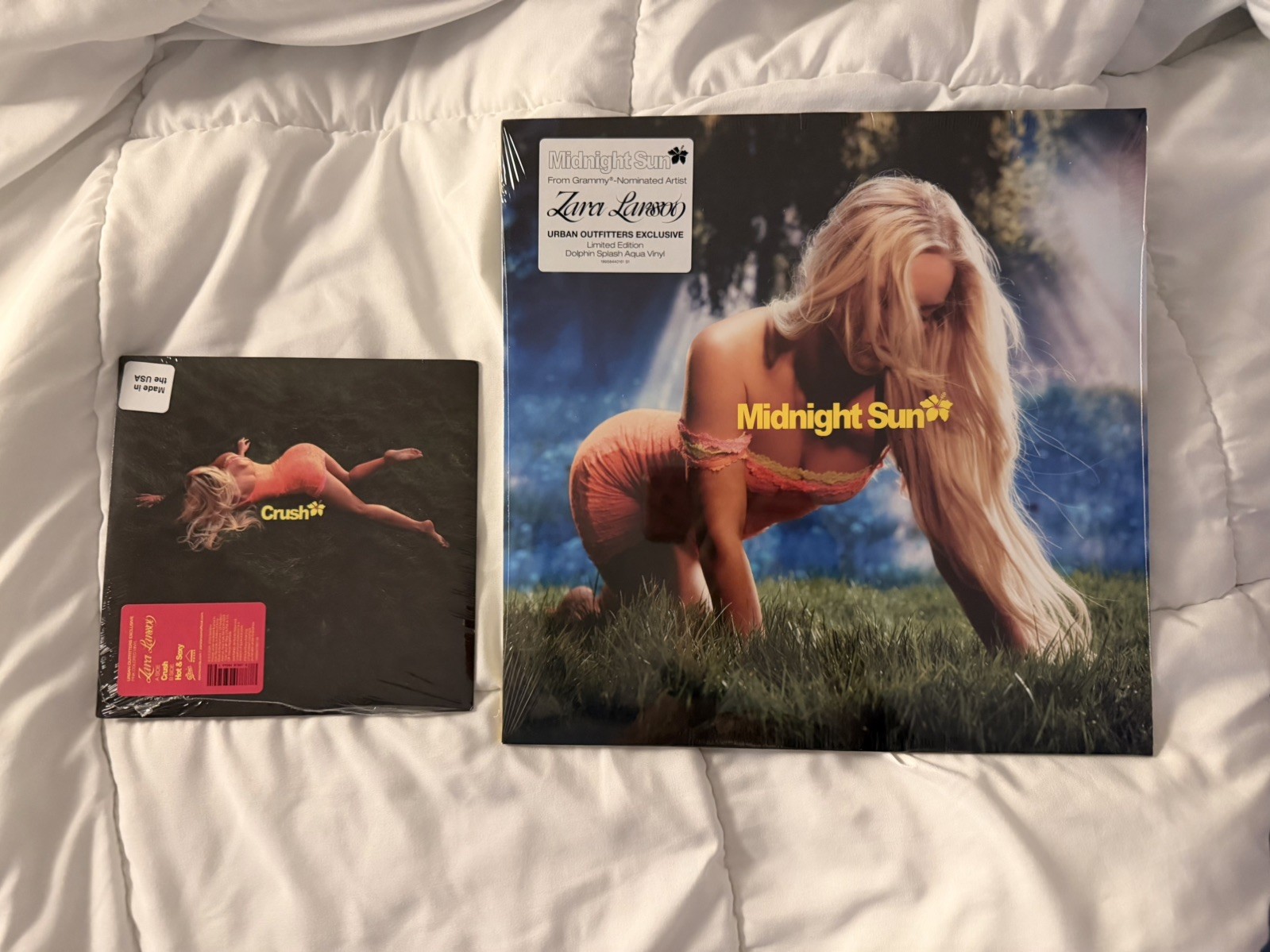 ZARA LARSSON Midnight Sun + Crush 7 Inch Urban Outfitters Exclusive Vinyl