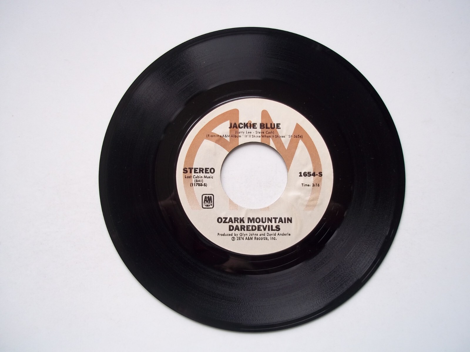 OZARK MOUNTAIN DAREDEVILS Jackie Blue; Better Days 45 RPM Record 7″ Single 1974