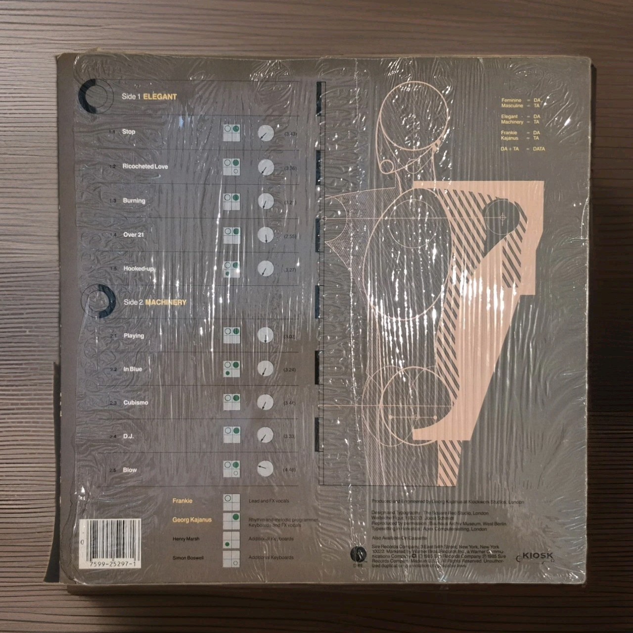 DATA/ELEGANT MACHINERY/SIRE RECORDS 1-25297/PRE-OWNED/RECORD IS NM CONDITION!!!