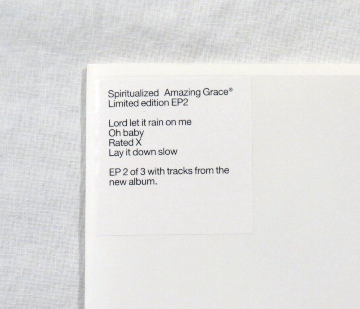 SPIRITUALIZED Amazing Grace 2003 Ltd. Ed. UK 3 x EP box NM Jason Pierce