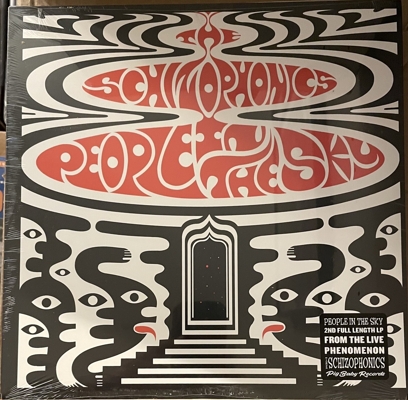 SCHIZOPHONICS People in Sky LP Kinetics Rosalyns Butchers Blind Evil Eyes Barons