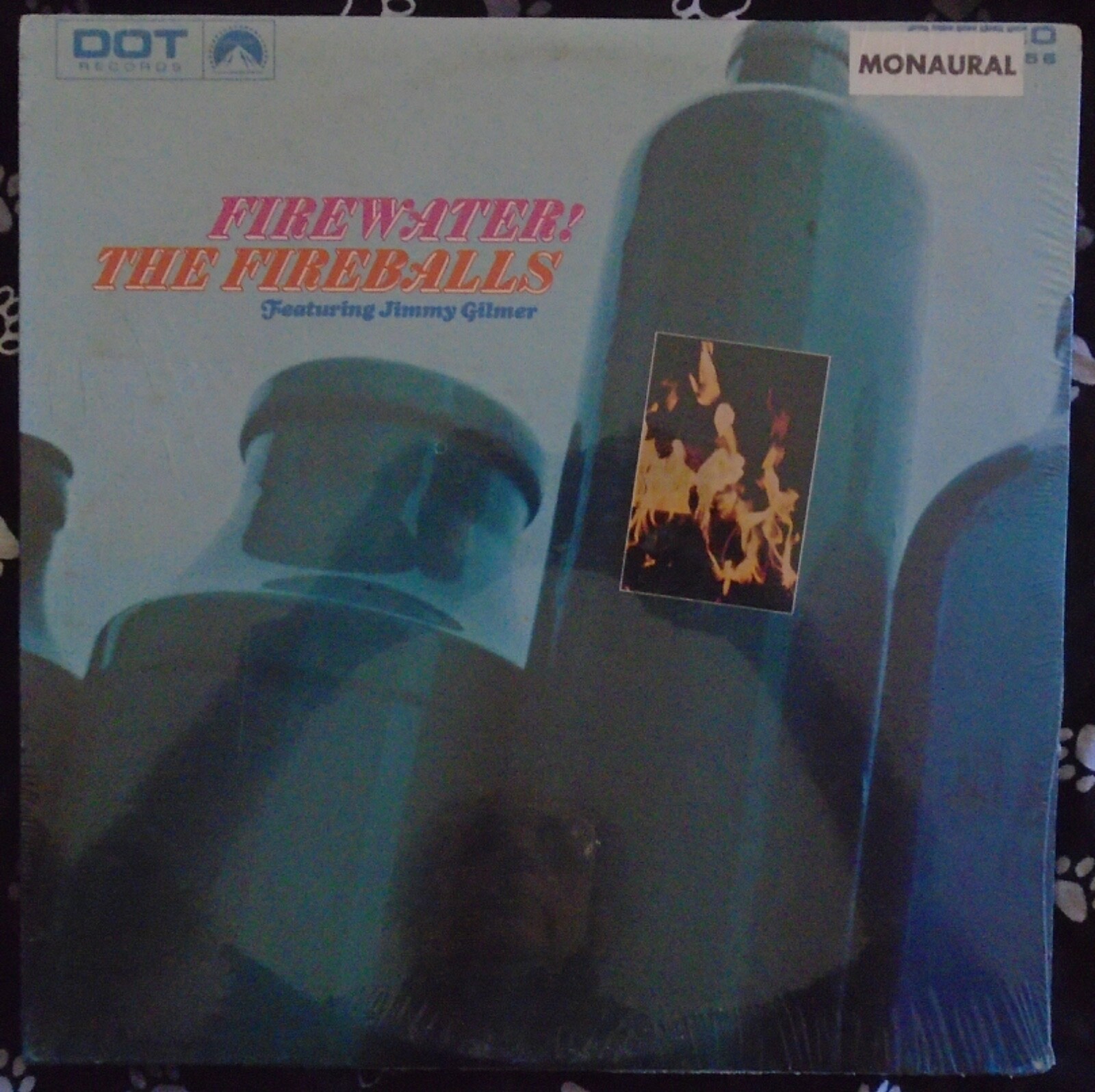 FIREBALLS FEATURING JIMMY GILMER, Firewater! MONO USA New Sealed LP FREE SHIP