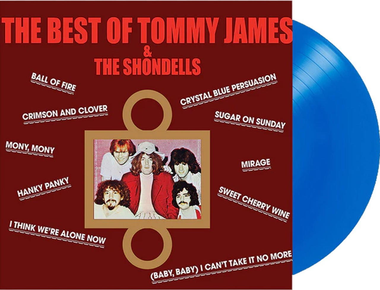TOMMY JAMES & THE SHONDELLS – THE BEST OF… – BLUE VINYL – RARE – BRAND NEW!