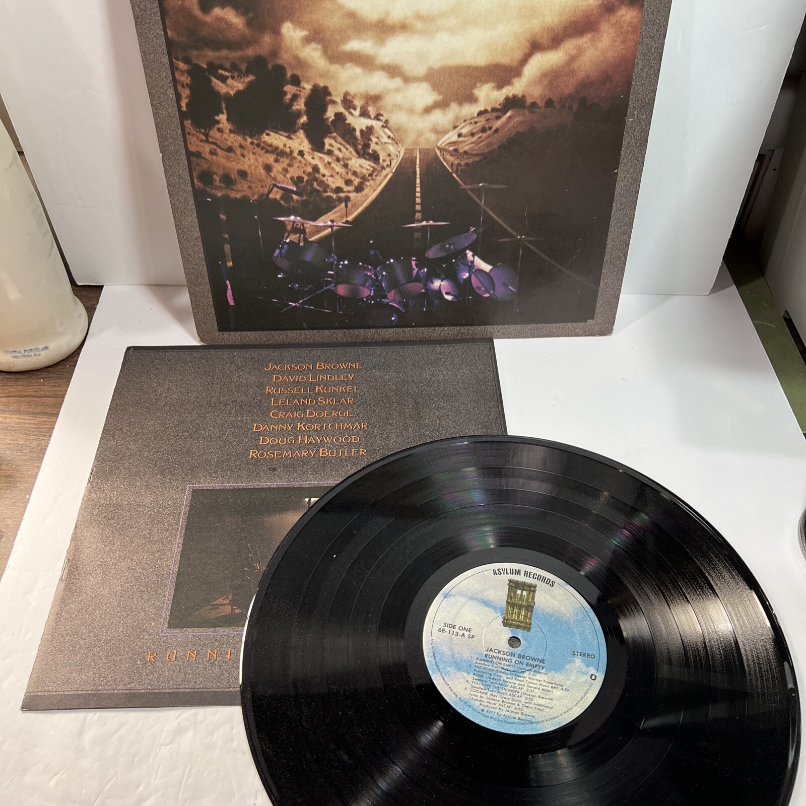 Jackson Browne Running On Empty Vinyl Record Asylum Records Singer Songwriter