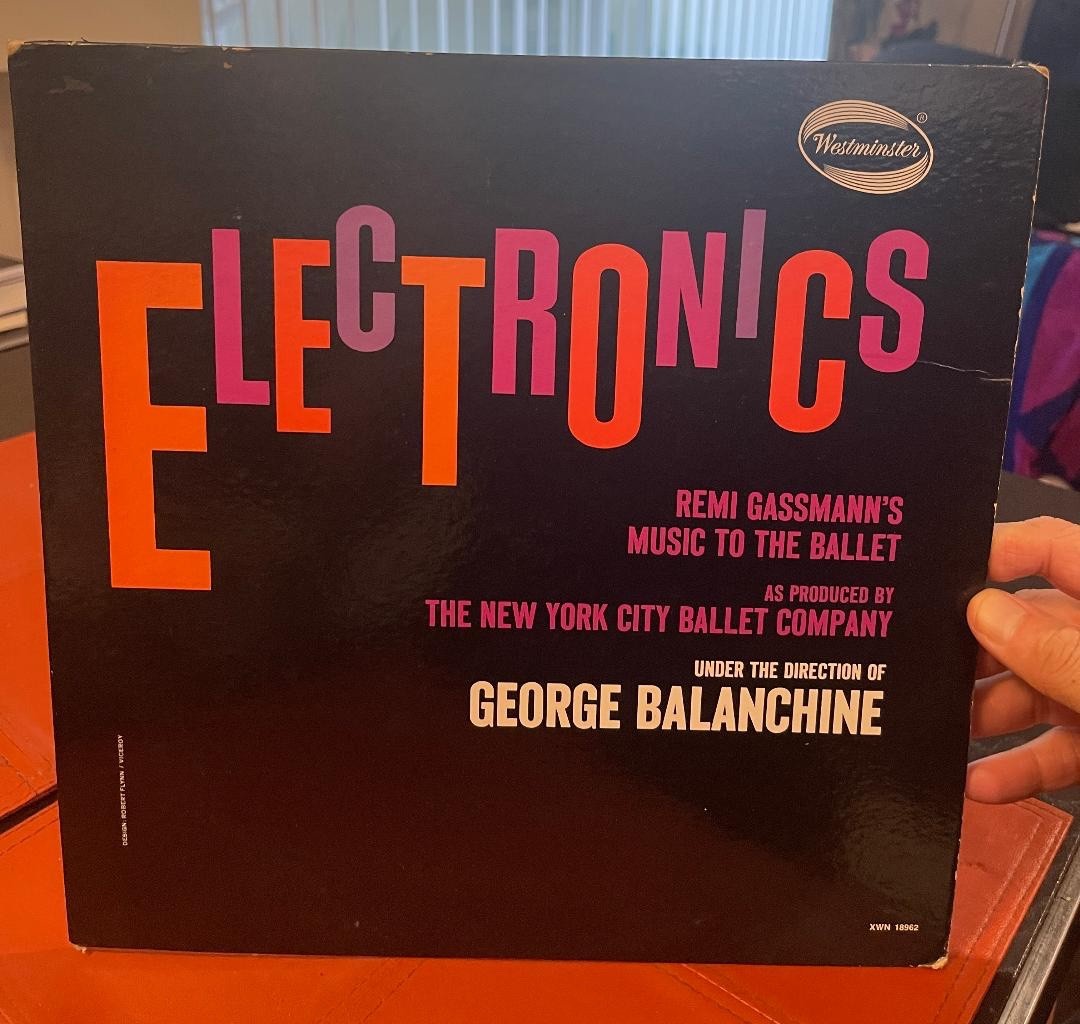 Electronics / Five Improvisations on Magnetic Tape 1961 LP Gassmann/Sala